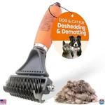 2-sided Dematting & Deshedding Comb For Dogs Cats, Ergonomic Grooming Tool. Fixed Price $85.17.