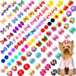 Mruq Pet 100pcs Dog Hair Bows, Small Puppy Grooming Bows With Mix Size,. Fixed Price $29.16.