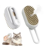 Carlinoo Steamy Cat Brush,3 In 1 Pet Brush,cat Hair Brush With White. Fixed Price $15.81.