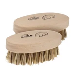 Redecker Mussel Brush With Beechwood Handle, 3-3/4-inches, Set Of 2 - F.... Fixed Price $41.73.