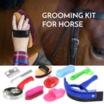 10-in-1 Horse Grooming Tool Cleaning Set Mane Tail Comb Massage Curry Brush. Fixed Price $59.45.