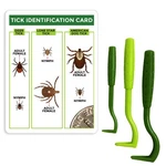 Tick Remover Tools 3 Pack With Identification Card For Humans, Dogs & Cats. Fixed Price $9.66.