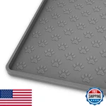 Ptlom Pet Placemat For Dog And Cat, Mat Prevent Food Water Overflow, Sui. Fixed Price $13.11.