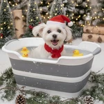 Cygne Collapsible Dog Bath Tub W/drain Plug, Portable Washing, Laundry, Storage. Fixed Price $69.10.
