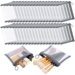 Xozeooeu 40 Pcs Mini Zipper Mesh Bags, 5x4 Inch Small Pouch, Gray Nylo.... Fixed Price $29.59.