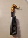 Vtg Bakelite Horse Hair Brush Equestrian Japan Union Pacific Rr. Fixed Price $9.00.