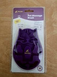 Hertzko Pet Massage Brush Soft Rubber Bristles Grooming Tool For Dogs Ca, Purple. Fixed Price $11.00.