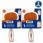 Wahl Dual Level Deshedding Dog Brush Protects Skin & Removes Loose Hair 2 Pack. Fixed Price $24.00.