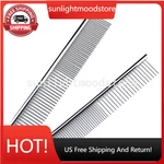 Metal Dog Combs 2 Pack For Grooming,pet Comb With Rounded Ends Stainless Steel T. Fixed Price $6.37.