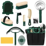 Abbylike 12 Pieces Horse Grooming Kit With Organizer Tote Bag Tack Room Suppl.... Fixed Price $87.69.