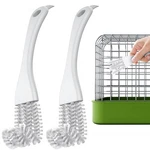 Pawfly 2 Pcs Bird Cage Cleaner Brush, 2-in-1 Cleaning White. Fixed Price $14.40.