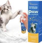 Pet Paw Cleaner For Dog Cat Waterless No-rinse Shampoo Feet Cleaning With Brush. Fixed Price $12.99.