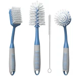 Trazon Dish Brush Set Of 4 - Kitchen Scrub Brushes Non-slip Long Handle For. Fixed Price $25.39.