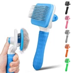 Dog & Cat Brush, Self Cleaning Slicker Brush For Pets, Upgraded Blue. Fixed Price $15.61.