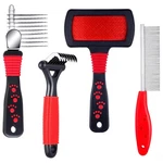 4 Pieces Dog Dematting Comb Poodle Brushes For Grooming Pet Cat Cleaning Sli.... Fixed Price $22.29.