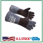 Animal Handling Gloves Bite Proof Kevlar Reinforced Leather Padding Dog 16 Inch. Fixed Price $33.99.