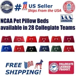 Ncaa Soft & Cozy Plush Pillow Bed For Dogs Cats Premium Quality Dog. Fixed Price $37.99.