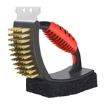 Qbleev Bird Cage Cleaner, Stainless Steel Triangle Brush Set, One Size, Red. Fixed Price $24.06.