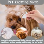 7 Pack Pets Grooming Brush Comb Kit,double-side Deshedding Dematting Dog Brus.... Fixed Price $23.23.