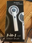 Cat Steam Brush 3-in-1 Self-cleaning Pet Grooming Tool With Water Spray Sheddi. Fixed Price $24.99.