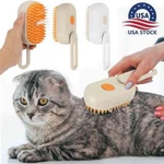 2 In 1 Cat Steam Brush Pet Electric Spray Massage Comb Dog Hair Removal Tool. Fixed Price $8.45.