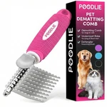 Poodle Dematting Fur Rake Comb Brush For Dogs And Cats Long 2.5" Steel Safet.... Fixed Price $17.57.