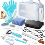 19pcs Dog Bath Kit & Brush For Dogs Cats Professional Pet Grooming.... Fixed Price $169.22.