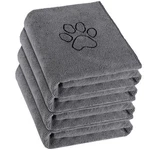 Chumia 4 Pack Dog Towels For Drying Large Microfiber 16 X 32 Inch, Gray. Fixed Price $37.87.