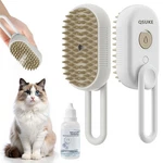 Cat Steam Brush, 3 In 1 Pet Cats Brushes Rechargeable Anti-static Groom.... Fixed Price $15.32.