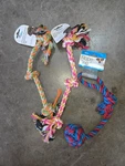 Dukes Pet Knotted Dog Pull Rope Toy 3 Pack Set. Fixed Price $9.50.