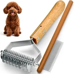 Dematting Comb For Dogs And Cats, Mat Remover Deshedding Grooming Tool, S.... Fixed Price $18.66.