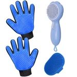 Gjease Cat Grooming Glove Brush,self-cleaning Slicker Pet Brush For Blue. Fixed Price $14.75.