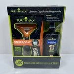 Furminator Ultimate Dog Deshedding Bundle Medium Long Hair Tool + Spray. Fixed Price $24.99.