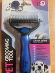 Patyourpet Cat&dog Brush- Double Sided Undercoat Rake- Grooming/deshedding Tool. Fixed Price $9.99.