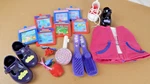 Amazing Ally Doll Accessories Clothes Skating Shoes Books Brush Hair Apple Lot. Fixed Price $18.99.