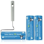 Extra Sticky Large Surface Lint Roller, 6.3'' Giant 1 Roller + 2 Refills. Fixed Price $26.88.
