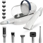 Pet Grooming Vacuum Kit - 7 Tools By Tranqwil. Clippers For Dogs, Cats, Animals. Fixed Price $79.00.
