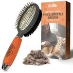 Gopets Double-sided Brush: Detangle, Shedding, Fur Removal & Healthy Coat Care. Fixed Price $45.19.