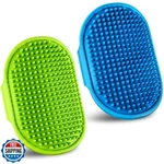 Kwispel Dog Grooming Brush, Pet Shampoo Bath Brush Shedding Brus. Fixed Price $20.00.