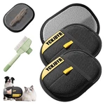 Yckjdyr 3pcs Pet Hair Removal Glove For Dogs & Cats, Reusable Black. Fixed Price $14.24.