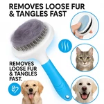 Cat Dog Self-cleaning Slicker Brush For Shedding, Pet Grooming Tool With Massage. Fixed Price $11.83.