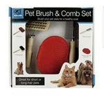 Pet Brush & Comb, Duke And Tiny Products Comb Grooming Set 4 Pcs. Fixed Price $15.50.