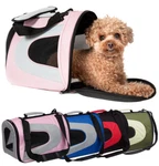 Airline Approved Folding Collapsible Zippered Sporty Mesh Pet Dog Carrier Bag. Fixed Price $44.99.