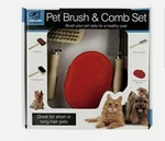 Pet Brush & Comb Set - Duke And Tiny Products. Fixed Price $18.99.