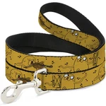 Dog Leash Adventure Time Jake Dancing And Violin Poses Yellow. Fixed Price $24.36.
