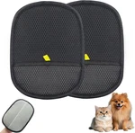 2 Pcs Pets Static Removal Gloves, Reusable Cat Dog Electrostatic Hair Remover Gr. Fixed Price $7.99.