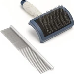 Mikki Dog Puppy Stainless Steel Comb And Hard Pin Slicker Brush, For Cockapoos,. Fixed Price $36.40.