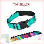 Pwod Reflective Dog Collar, Adjustable Soft Neoprene Padded Nylon Pet Collars Wi. Fixed Price $9.28.