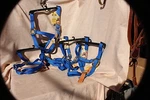 5 Pack - Nwt Bmb Horse Size Breakaway Safety Halter With Brass Hardware Blue. Fixed Price $59.00.