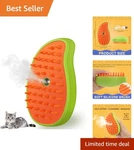 Soft Silicone Cat Hair Remover Brush - Travel Size 3-in-1 Grooming Tool. Fixed Price $11.39.